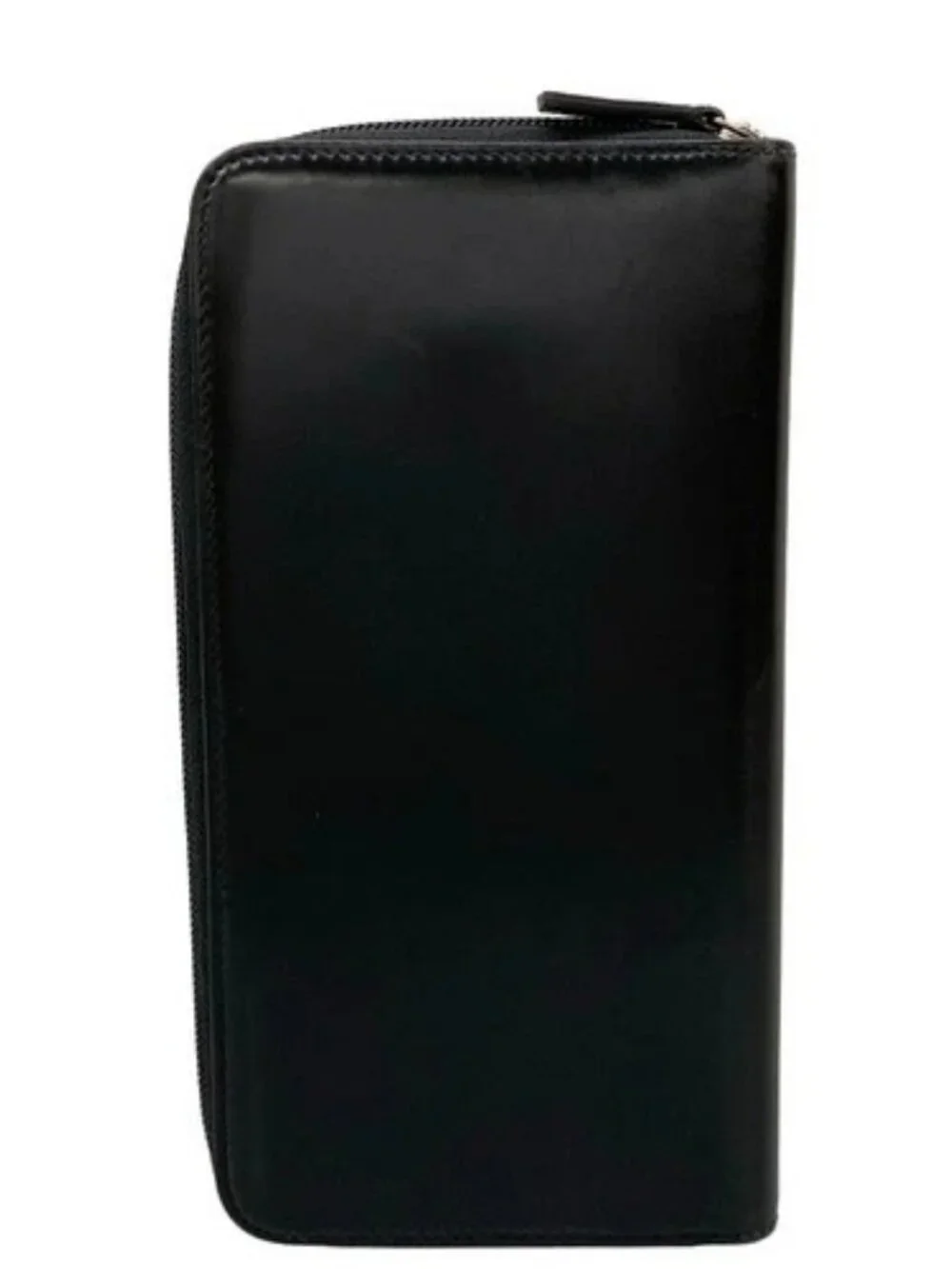 Salvatore Ferragamo Gancini Black Leather Accessory Case